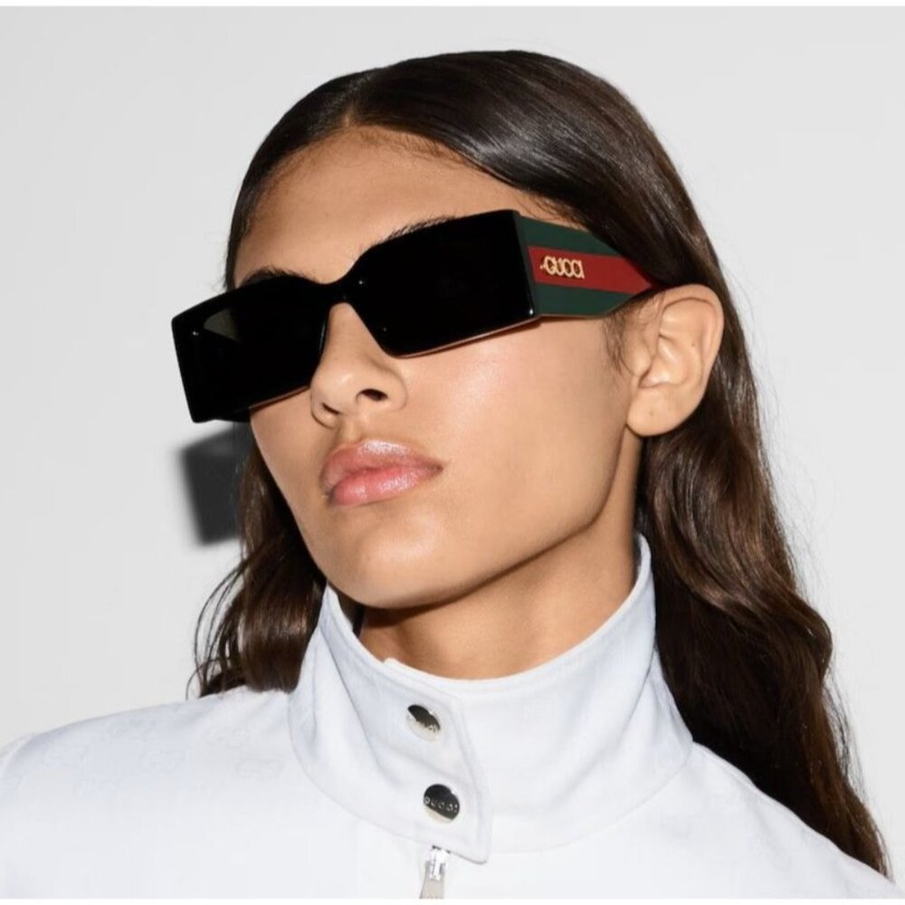 NEW GUCCI GG1860S 001 BLACK UNISEX SUNGLASSES GUCCI